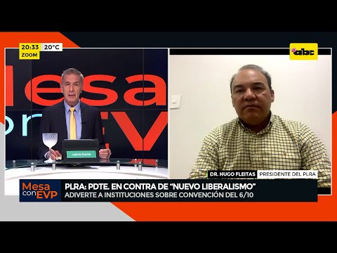 Crisis en el PLRA: “la institucionalidad del partido no será quebrantada”, afirma presidente