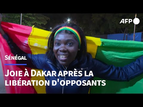 Sénégal: scènes de liesse à Dakar suite aux libérations des opposants Sonko et Faye | AFP