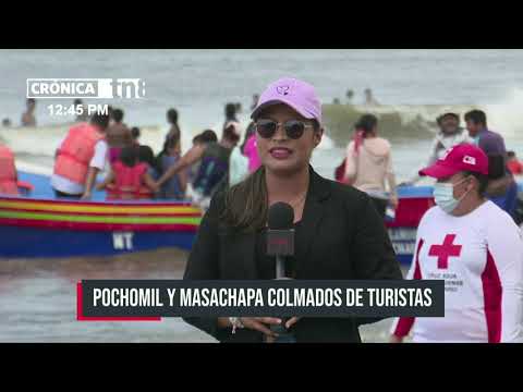 Playas de Pochomil y Masachapa reciben a familias nicaragüenses en este 2023 - Nicaragua