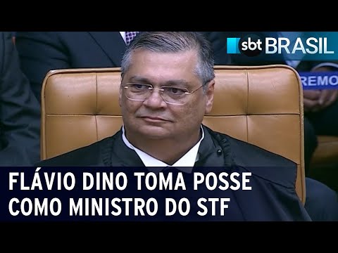 Flávio Dino toma posse como ministro do Supremo Tribunal Federal | SBT Brasil (22/02/24)