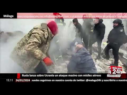 Noticia - Rusia lanza sobre Ucrania un ataque masivo con misiles aéreos
