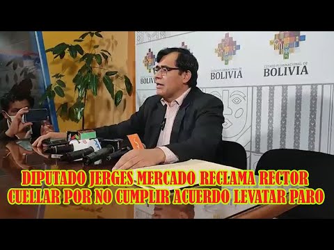 DIPUTADO JERGES MERCADO RESPONDE EVO MORALES DICE LOS QUE VENGAN TORPEDE-AR Y OSTRUIR OIDOS SORDOS..