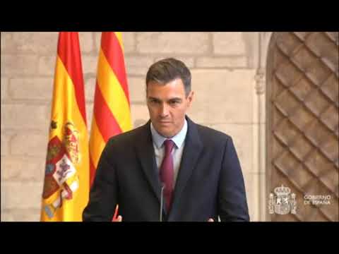 DIRECTO BARCELONA | Pedro Sánchez comparece tras la reunión con Pere Argonès
