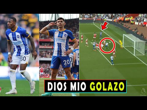 ASI REACCIONA PRENSA INGLESA A GOLES DE PERVIS ESTUPIÑAN Y JULIO ENCISO ARSENAL VS BRIGHTON 0-3