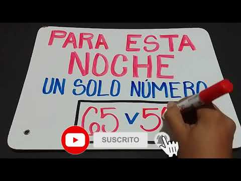 USA ESTE NUMERO PARA HOY EN LA NOCHE / NUMERO DE LA SUERTE PARA HOY …!!!