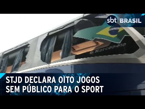 STJD condena Sport do Recife após torcida atacar ônibus do Fortaleza | SBT Brasil (12/03/24)