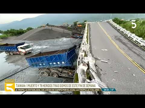 Una serie de #Terremotos azotó la isla de #Taiwan este fin de semana