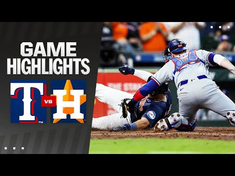 Rangers vs. Astros Game Highlights (4/14/24) | MLB Highlights