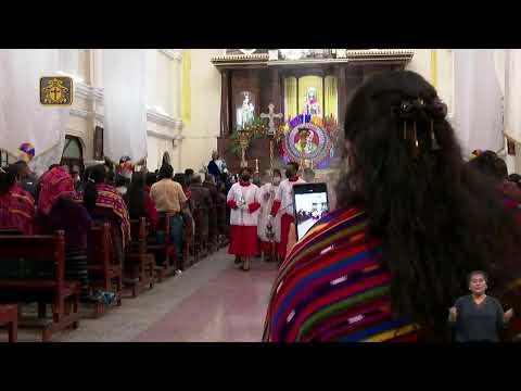 anta Eucaristía desde la Parroquia Santiago Apóstol, en Santiago Sacatepéquez.