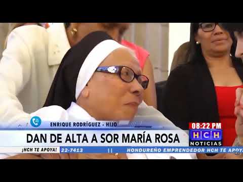 Sor María Rosa es dada de alta tras superar el Covid19