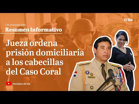 Jueza ordena prisión domiciliaria a Adán Cáceres y otros tres imputados del caso Coral