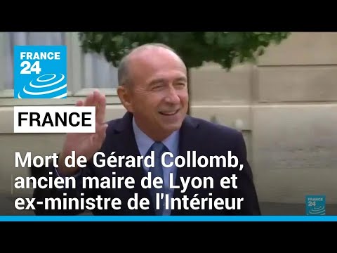 Mort de Gérard Collomb, ancien maire de Lyon et ex-ministre de l'Intérieur • FRANCE 24