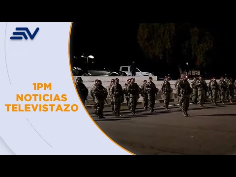 La Fuerza Pública se desplegó hasta los sitios más conflictivos del país | Televistazo | Ecuavisa