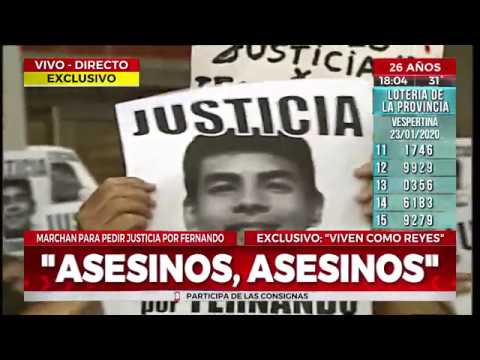 Marcha en pedido de justicia por Fernando Báez Sosa