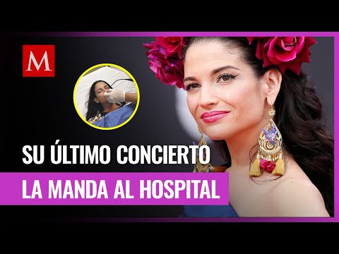 Emergencia médica para Natalia Jiménez después de concierto en la Arena Ciudad de México