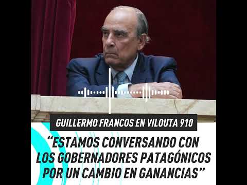 Guillermo Francos: “Estamos conversando con los gobernadores patagónicos por un cambio en Ganancias