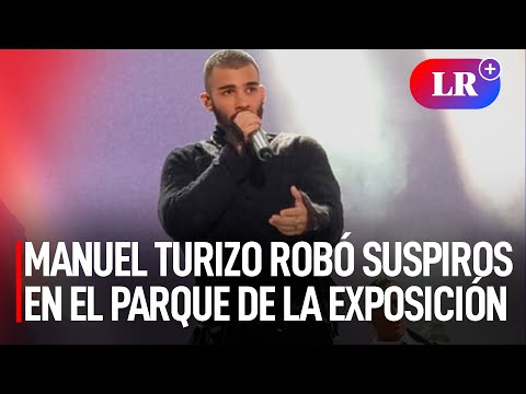 Manuel Turizo en Lima: colombiano robó más de un suspiro a fans en el parque de la Exposición | #LR