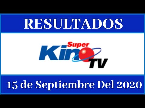Resultados de la loteria Super Kino TV de Leidsa de hoy 15/09/2020
