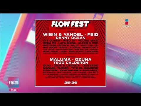 Flow Fest 2023: Revelan el cartel del festival | Noticias con Crystal Mendivil