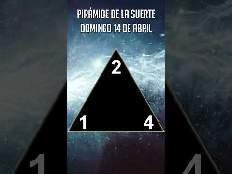 Pirámide de la Suerte para hoy Domingo 14 de Abril de 2024 - Lotería de Panamá