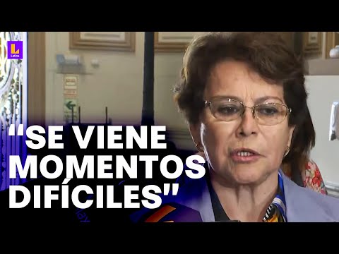 Gladys Echaíz sobre lo que ocurre en el Ministerio Público: Se vienen momentos difíciles