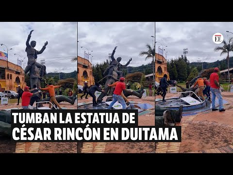 ¿Por qué tumbaron la estatua del torero César Rincón en Duitama? | El Espectador