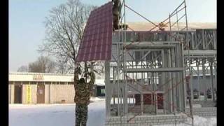 Каркасный дом из термопрофиля лстк