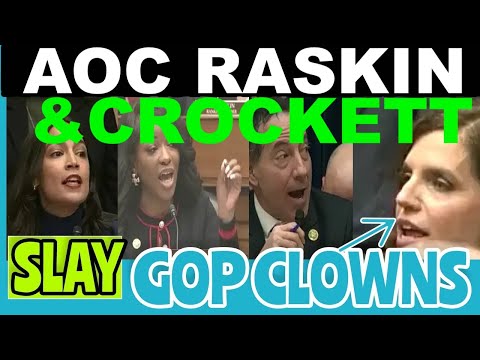 AOC  JAMIE RASKIN Stacey Plaskett sHRED NANCY MACE GOP Circus House oversight hearing