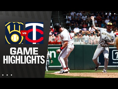 Brewers vs. Twins Game Highlights (6/21/25) | MLB Highlights