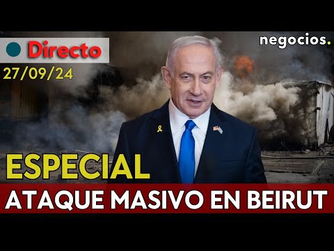 ESPECIAL: ataque masivo en Beirut: Israel lanza uno de los bombardeos más intensos de la guerra