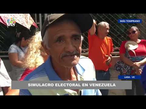 Reportan desorganización en Simulacro Electoral, Lara - 30Jun