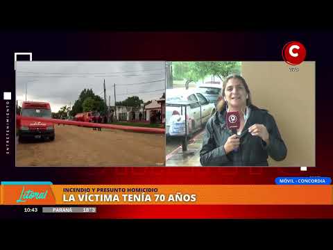 Entre Ríos: investigan el crimen de una mujer en un incendio