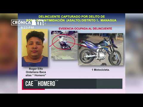 Apresan a sujeto que asaltó a colegiala en Colonia Miguel Bonilla - Nicaragua