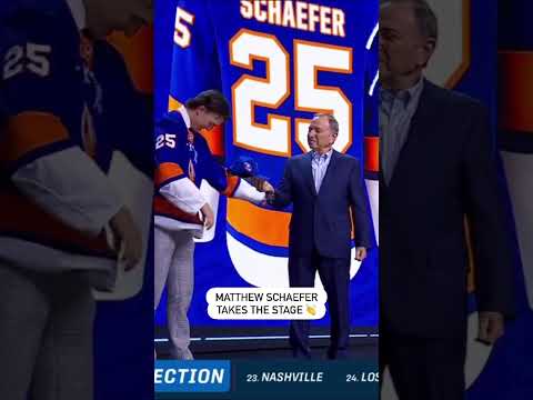 Matthew Schaefer Is The First Overall Pick In The NHL Draft ☝️