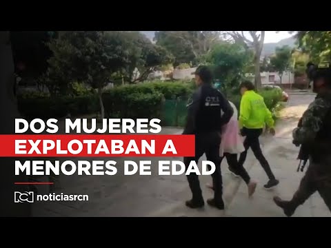 Cayeron en Santander dos mujeres señaladas de engañar y explotar sexualmente a menores de edad