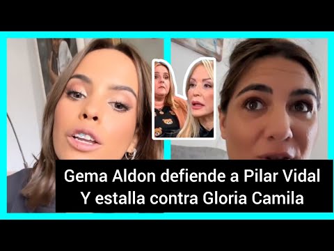 Brutales palabras de Gema Aldon a Gloria Camila por defender a Carmen Lomana