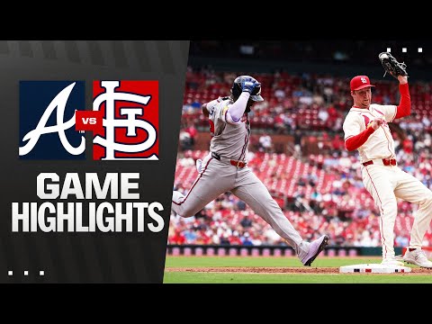 Braves vs. Cardinals Game Highlights (7/12/25) | MLB Highlights