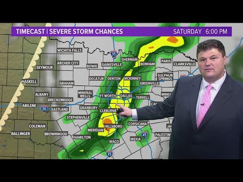 DFW Weather: Severe thunderstorms are possible through the weekend