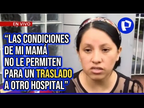 Los Olivos: hija de mujer afectada en balacera señala que su madre no puede ir a otro hospital
