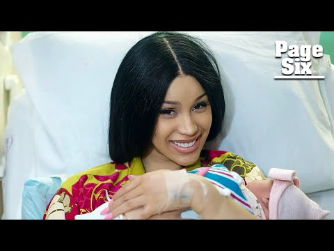 Cardi B seemingly reveals her three kids’ names on diamond bracelets