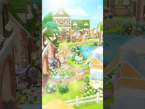 【ポケ森】 風でまう葉っぱ 【キャンプ場レイアウト】 #acpc #ポケ森 #ポケ森コンプリート #shorts