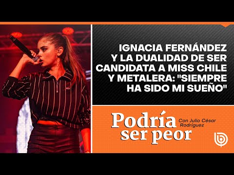 Ignacia Fernández y la dualidad de ser candidata a Miss Chile y metalera: Siempre ha sido mi sueño