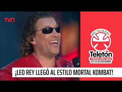 ¡Al puro estilo de Mortal Kombat! El deslumbrante traje de Leo Rey en show de la Teletón