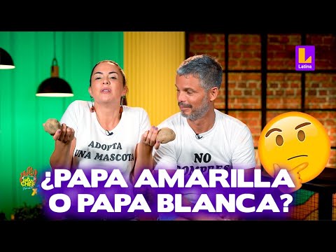¿Son igualitas? Ximena Díaz confunde una papa amarilla con una papa blanca | El Gran Chef Famosos