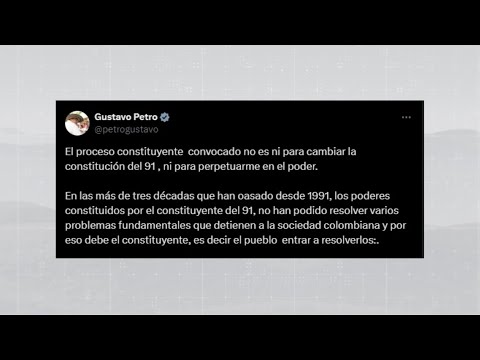'No busco el regreso de la reelección': Petro - Teleantioquia Noticias