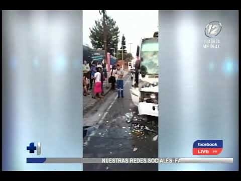 Santa Tecla: Accidente de tránsito en carretera Panamericana