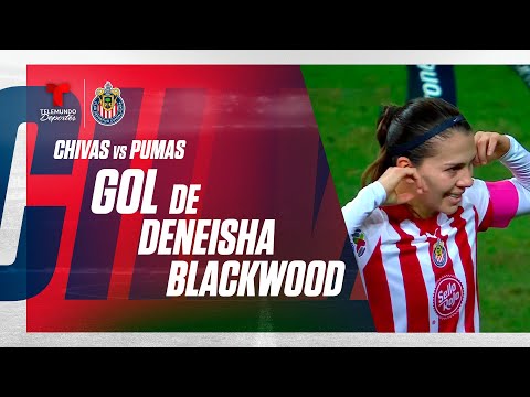 Autogol de Deneisha Blackwood 2-0 - Chivas Femenil vs Pumas Femenil | Telemundo Deportes