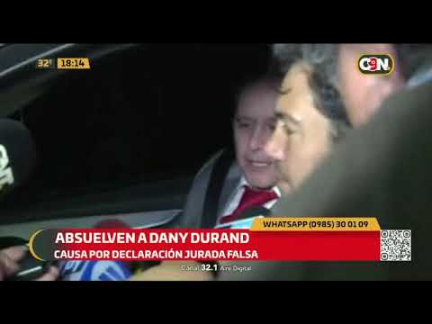Absuelven a Dany Durand