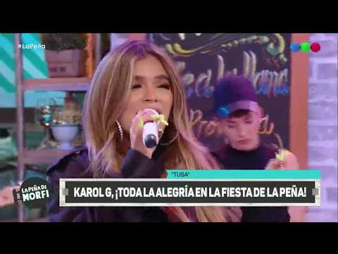 Karol G canta Tusa - La Peña de Morfi