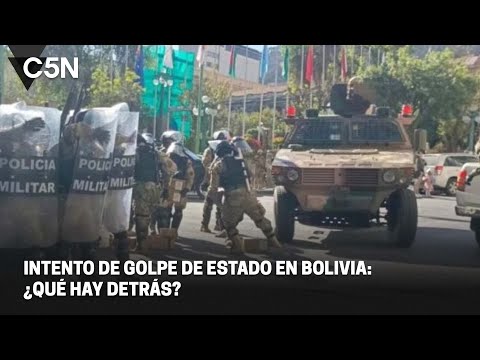 INTENTO de GOLPE DE ESTADO en BOLIVIA: ¿QUÉ HAY DETRÁS?